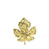 Goudkleurige bijoux broche blad met speld (1068870)