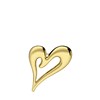 Goudkleurige bijoux broche open hart (1069137)
