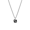Halskette aus Edelstahl mit Anhänger, Fußball (1069226)