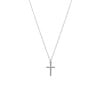 Zilveren ketting met hanger kruis (1069614)