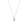 Zilveren ketting met hanger bar (1069615)