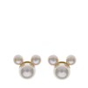Ohrringe aus 375er Gold, Mickey Mouse, mit Perlen (1069547)