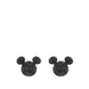 Ohrringe aus 925er Silber, Mickey Mouse, Schwarz (1069565)