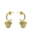 Ohrringe aus 925er Silber, vergoldet, Mickey Mouse, mit Zirkonia (1069582)