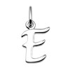 Zilveren  letterhanger E (1018484)