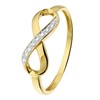 Ring, 585 Gelbgold, Infinity mit Diamant (1019871)