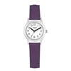 Regal-Uhr mit lila Lederband R73500-110 (1031419)