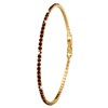 Goldplated armband siam crystals (1036251)