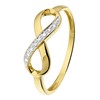 Ring, 585 Gelbgold, Infinity, mit 7 Diamanten (1036826)