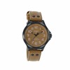 Regal Armbanduhr für Jungen mit einem braunen Lederband (1037099)