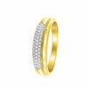 14 Karaat geelgouden ring met 46 diamanten 0,11ct (1037601)