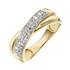 14 Karaat geelgouden ring met 18 diamanten 0,08ct (1037779)