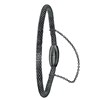 Gerecycled stalen armband mesh blackplated (1041145)