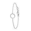 Zilveren armband rhodiumplated open cirkel (1041568)