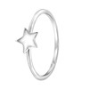 Zilveren ring rhodiumplated galaxy ster (1042151)