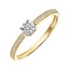 Ring, 585 Gelbgold, mit Diamant 0,16 kt (1043116)