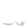 Zilveren oorbellen met zirkonia (1043685)
