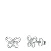 Zilveren kinderoorbellen vlinder (1044219)