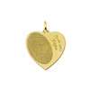 14K gouden hanger hart vingerafdruk 19x19 (1044746)