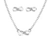 Byoux Set Halskette mit Ohrringen mit Unendlichkeitssymbol (1048268)