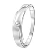 Ring, 925 Silber, matt/glänzend, mit Zirkonia (1048558)