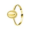 Goldfarbener Byoux Ring mit Medaillon (1056768)