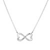 Zilveren ketting&hanger infinity/hart (1051931)