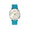 Donna Mae horloge met blauwe leren band (1056997)