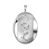 Zilveren hanger medaillon ovaal (1052154)