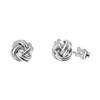 Bearbeitete Knoten-Ohrringe aus 925 Silber (1052162)