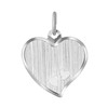 Zilveren hanger graveerplaat hart (1052178)