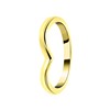 Ring, vergoldet, v-förmig (1057122)