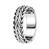 Ring aus 925 Silber Bali, Fuchsschwanzketten-Optik (1057205)