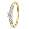 Ring, 585 Gelbgold, mit 7 Diamanten 0,05 kt (1052416)