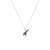 Zilveren ketting&hanger giraf (1052432)