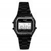 Digitale Armbanduhr mit einem schwarzen Armband von Regal (1052939)