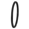 Gerecycled stalen armband bangle blackplated 5mm (1054027)