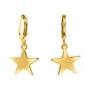 Goudkleurige bijoux oorbellen ster (1054569)