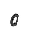 Stalen traguspiercing blackplated ring clicker (1054638)