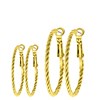 Goudkleurige set met bijoux oorringen (1057761)