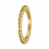 Goudkleurige bijoux ring puntjes (1055317)