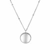 Zilveren ketting&hanger graveerdisc (1055522)
