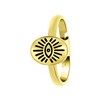 Goldfarbener Bijoux-Ring mit ovalem Siegel (1058097)