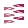 Setje met roze haarclipjes met glitter (1058101)