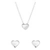 Zilveren set hart (1055684)