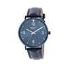 Regal horloge met blauwe PU band (1058351)