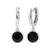 Ohrringe aus 925 Silber, Edelstein schwarzer Onyx (1058607)