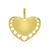 9 karaat hanger hart met opengewerkte hartjes (1056062)