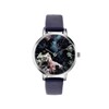 Regal Damen-Armbanduhr mit blauem Band (1056299)