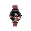 Regal Damen-Armbanduhr mit rotem Band (1056301)